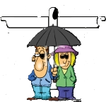 couple under umbrella in rain